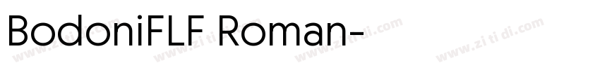 BodoniFLF Roman字体转换